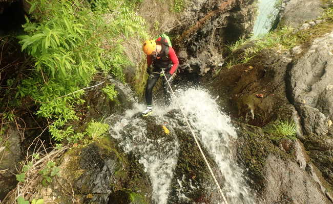 Canyoning in Sao Vicente Canyoning