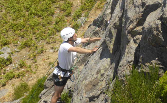 Klettern fuer Anfaenger in Calheta Klettern Anfaenger