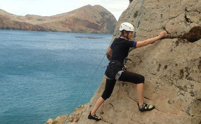 Kletterkurs in Madeira