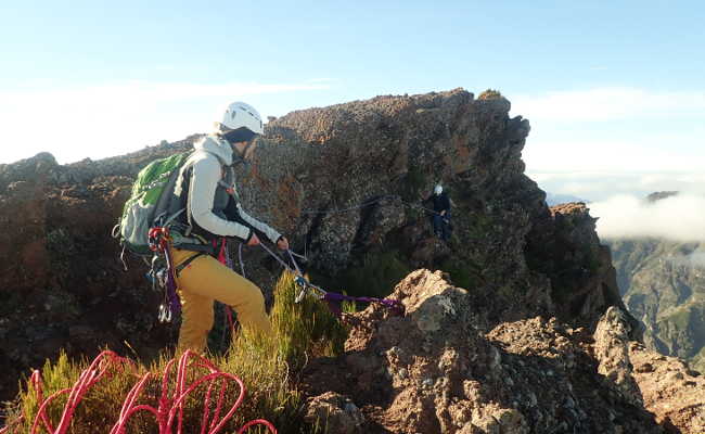 Bergsteigen in Madeira