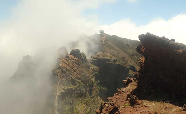 Blick auf den Pico Arieiro