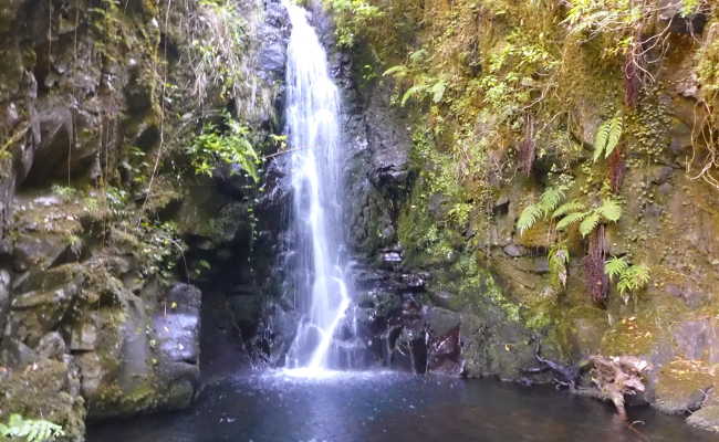 Wasserfall des Canyons Agua Negra Wasserfall des Agua Negra