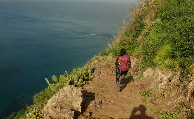 Ponta do Pargo, Wanderung