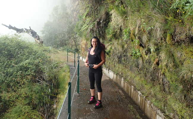 Wanderung entlang der Levada Serra