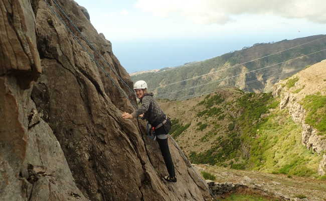 Klettern Paul da Serra