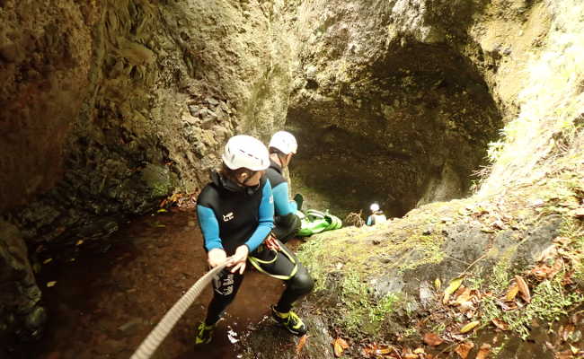 Canyoning in Madeira, Pedra Branca Canyoning in Madeira