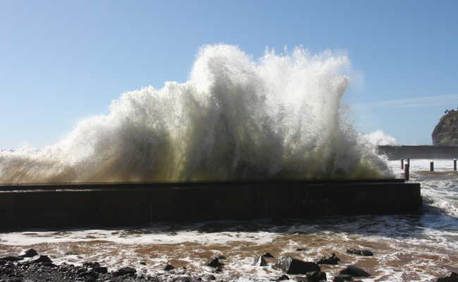 Bilder von der Kraft der Wellen
