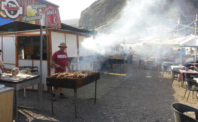 Barbecue am Strand