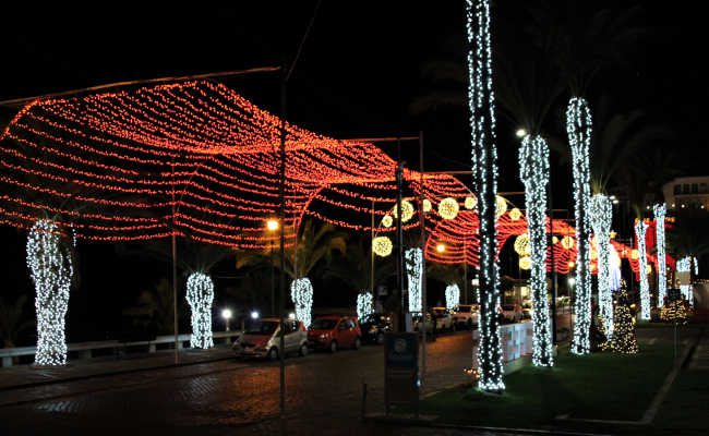 Ponta do Sol im Weihnachtslicht Christmas in Ponta do Sol