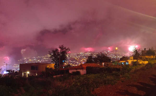 Funchal Feuerwerk, Silvester