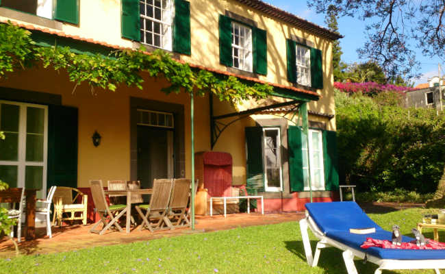 Eine Quinta in Funchal, Madeira Unterkunft in einem Haus in Funchal