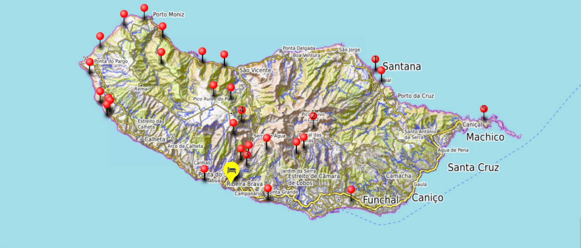 Aussichtspunkte in Madeira