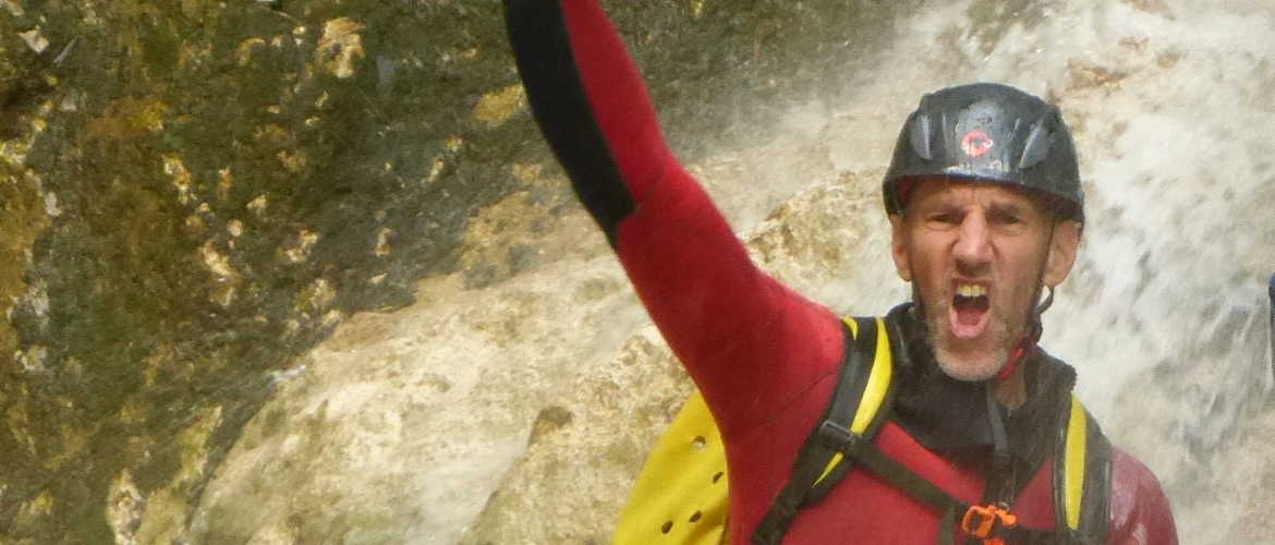 Canyoning-guide, climbing instructor Michael