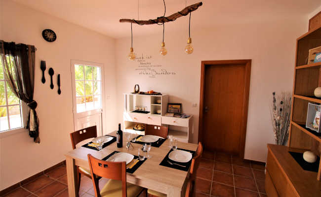 Dining room in Casa Vento