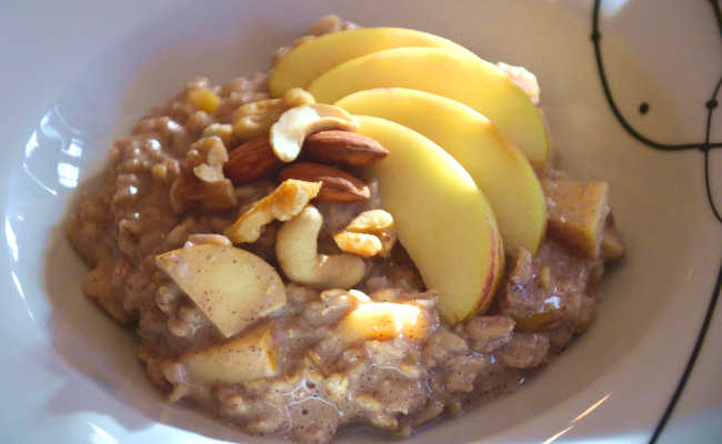 Muesli zum Fruehstueck in Madeira